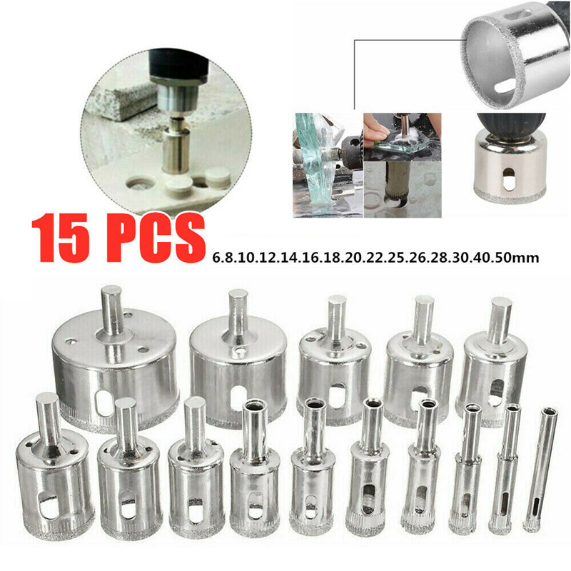 Reciprocating Saw Attachment Drill - 10/15 adet Set Kiremit matkap ucu
