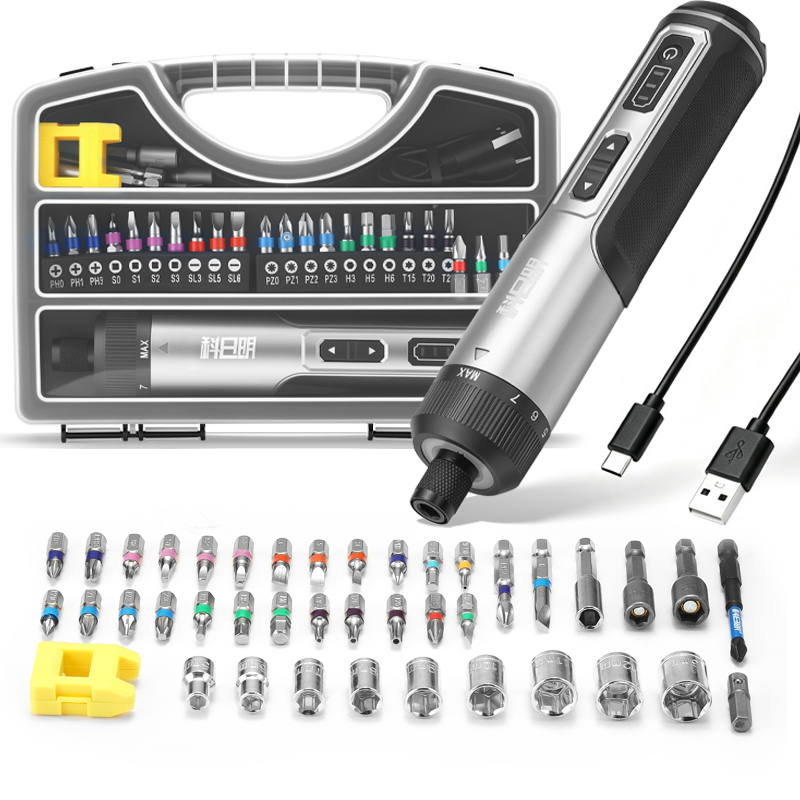 Electric Screwdriver Rechargeable Usb - Kablosuz Elektrikli Tornavida Uç Seti 8