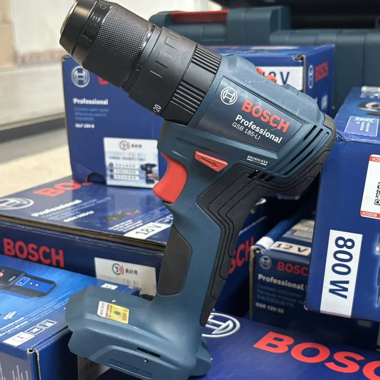 Brushless Cordless Electric Drill 18V - Bosch GSB 185-LI 18V Fırçasız, Kablosuz