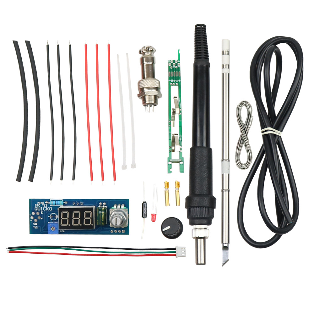 Digital Soldering Station T12 - STC-T12 havya DIY kitleri/Birim Dijital Havya
