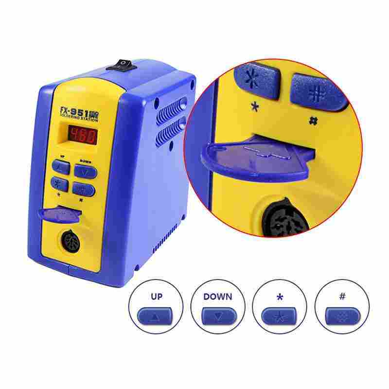 Digital Soldering Station T12 - Dijital FX951 75W Lehimleme İstasyonu FX-951