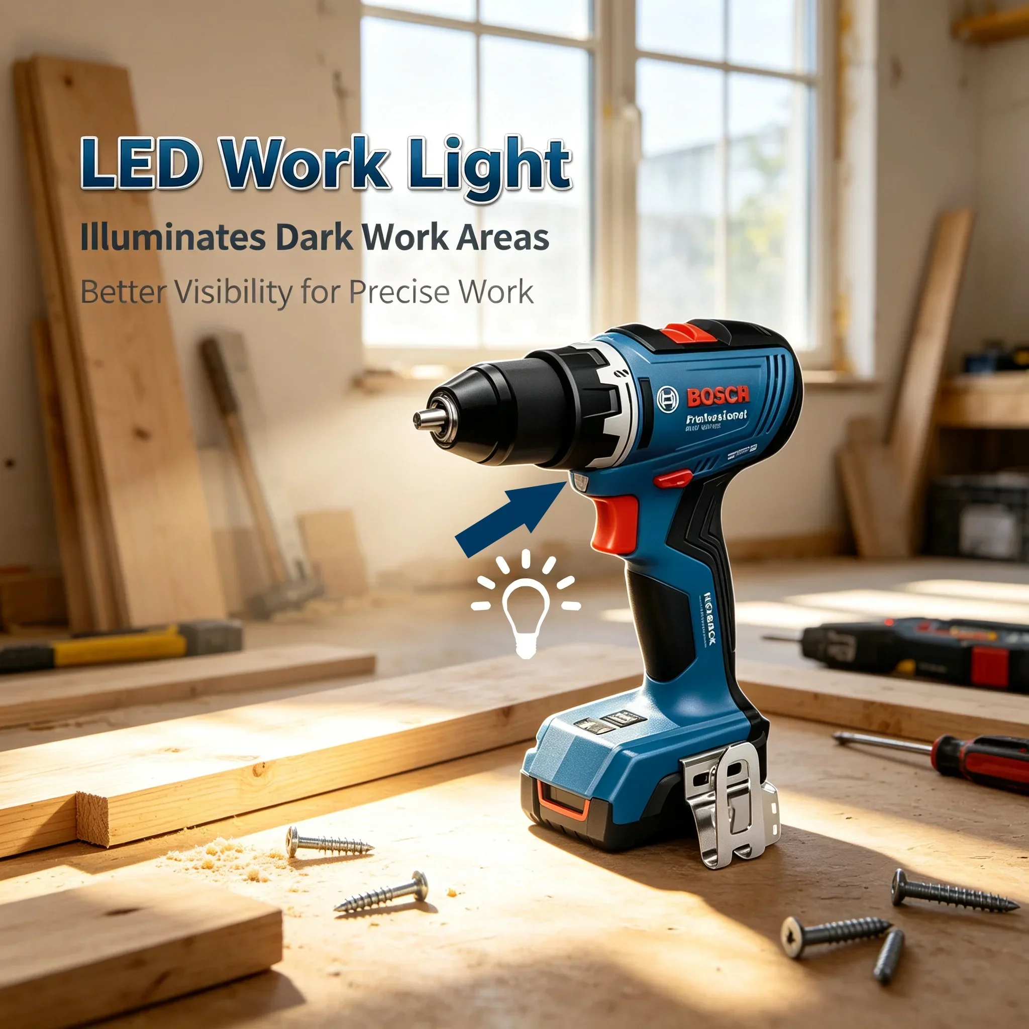 Brushless Cordless Electric Drill 18V - Bosch GSR 18V-65 Fırçasız Akülü Matkap