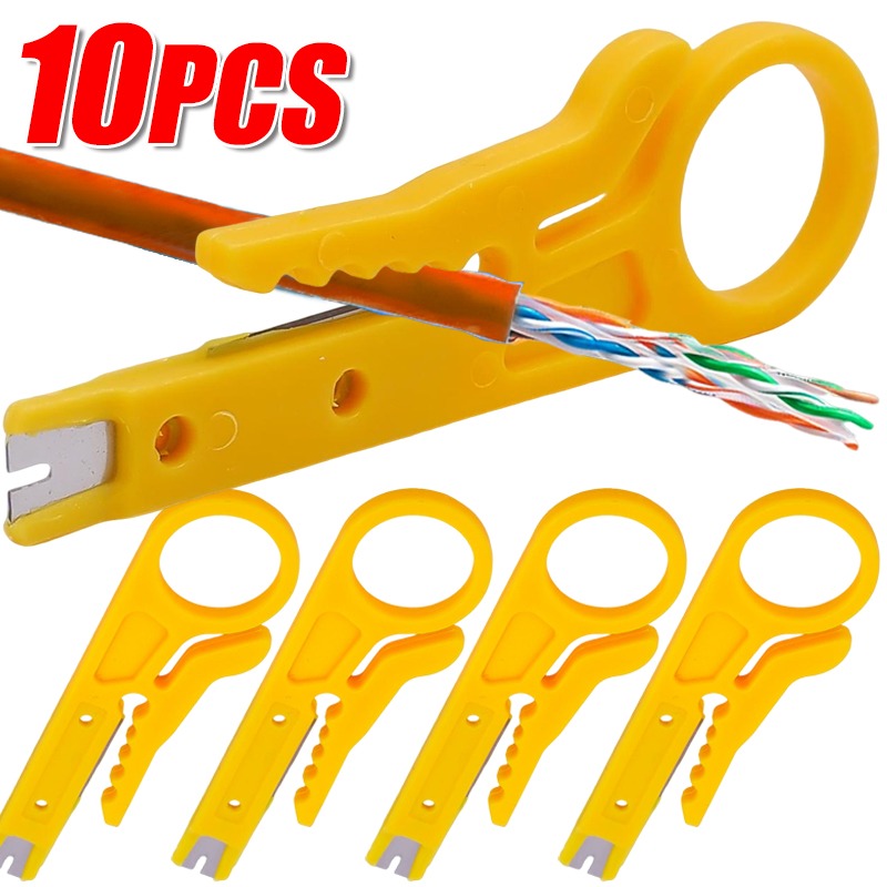 Automatic Wire Stripper Cutter - 10/1 adet taşınabilir Mini tel sıyırıcı