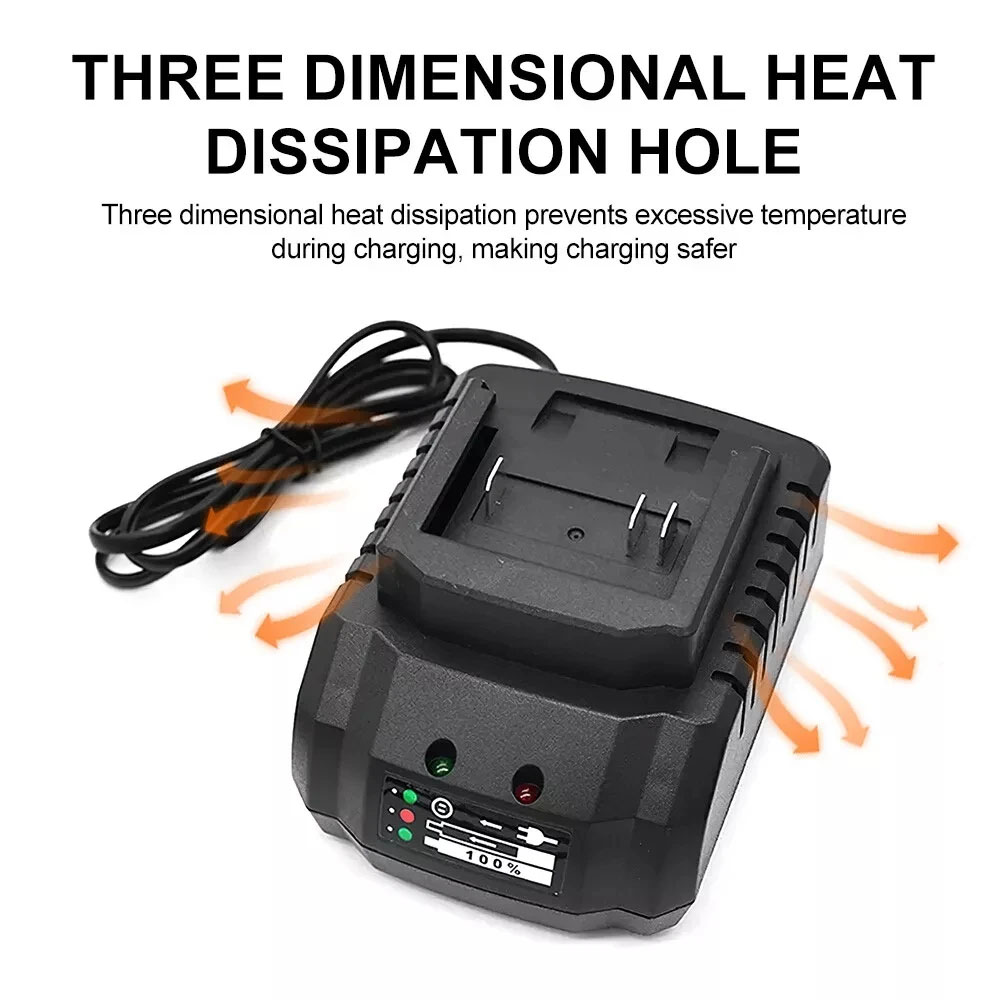 Li-ion Pil Şarj Cihazı 18V 21V - Brushless Cordless Electric Drill 18V incelemesi ve fiyatı