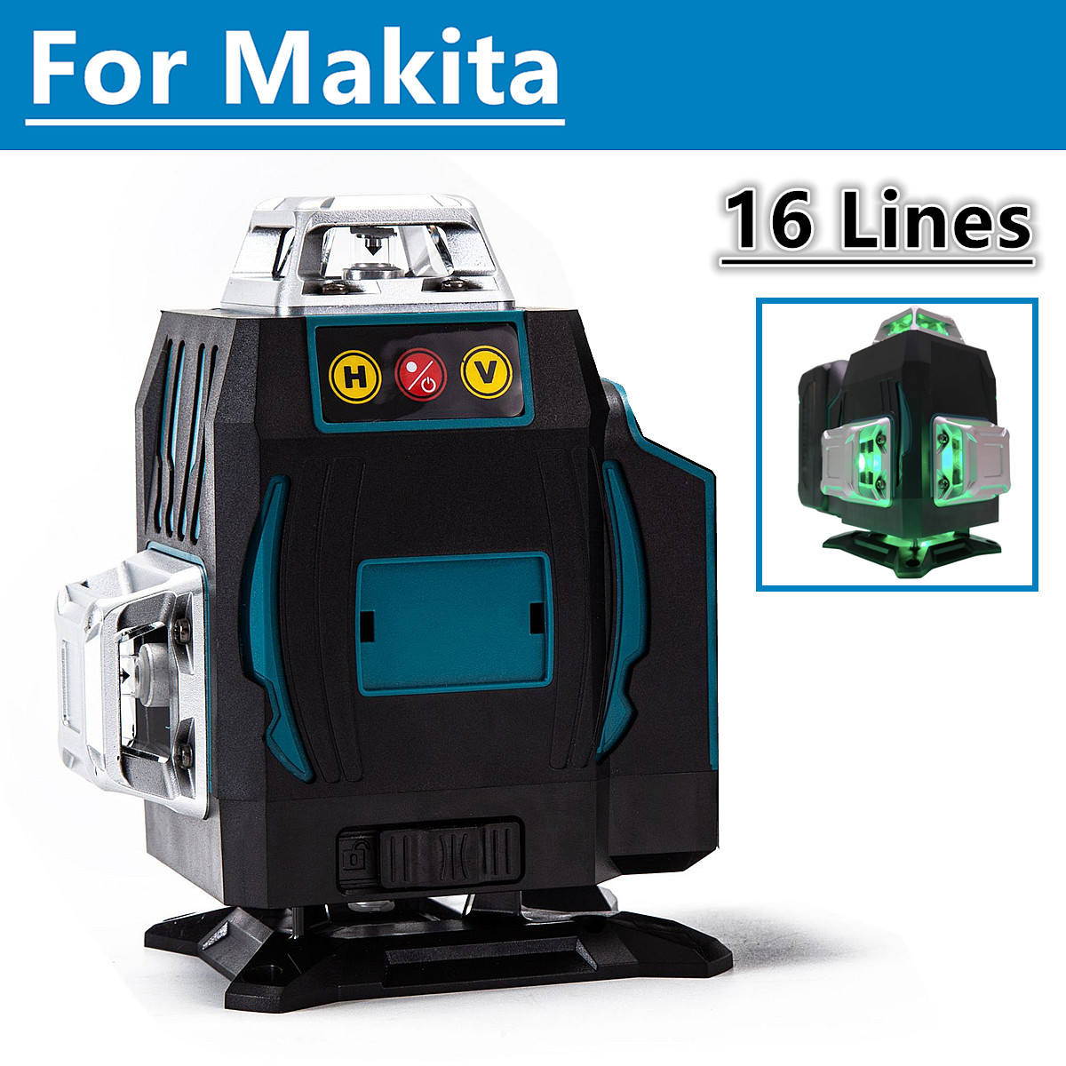 Makita 18V Pil için 16 Hat 4D  - Laser Level 16 Lines 4D Green incelemesi ve fiyatı