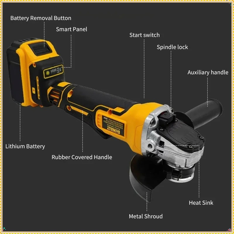 Dewalt DCG406 125MM Fırçasız A - Brushless Angle Grinder Battery Powered incelemesi ve fiyatı