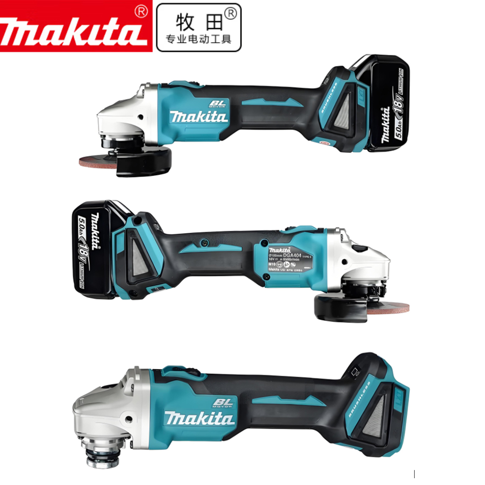 Makita DGA404 125mm akülü fırç - Brushless Angle Grinder Battery Powered incelemesi ve fiyatı