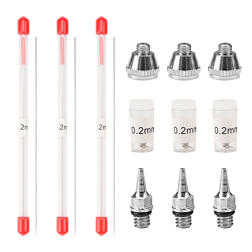 1/3 adet set 0.2/0.3/0.5mm Air - Airbrush Kit With Mini Compressor incelemesi ve fiyatı