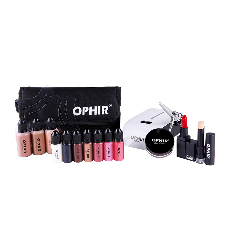 OPHIR Pro Makyaj Seti 0.3mm Ai - Airbrush Kit With Mini Compressor incelemesi ve fiyatı