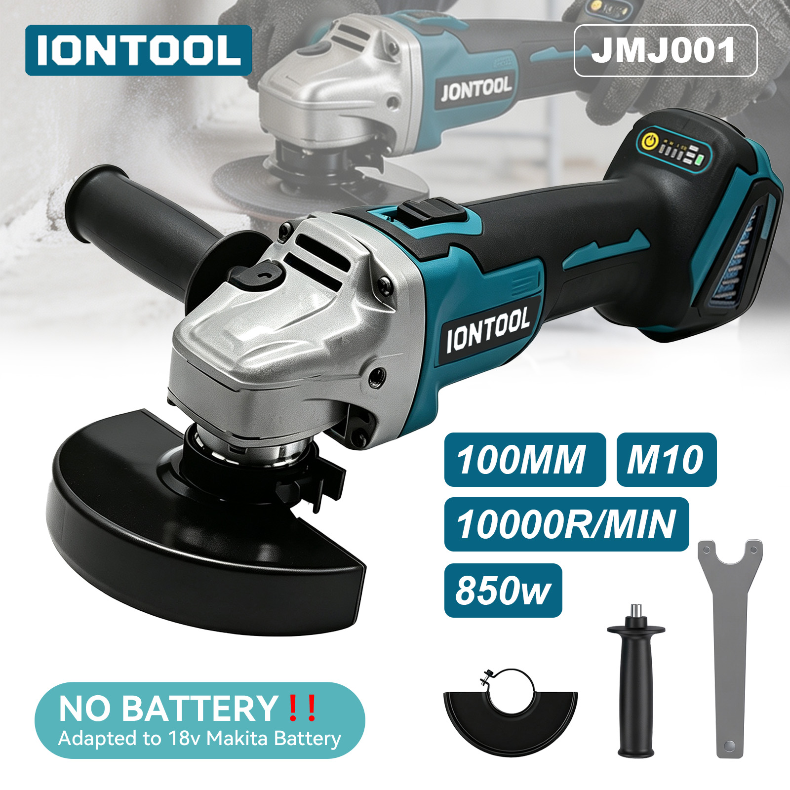 IONTOOL 850W 100mm Akülü Açı T - Brushless Angle Grinder Battery Powered incelemesi ve fiyatı