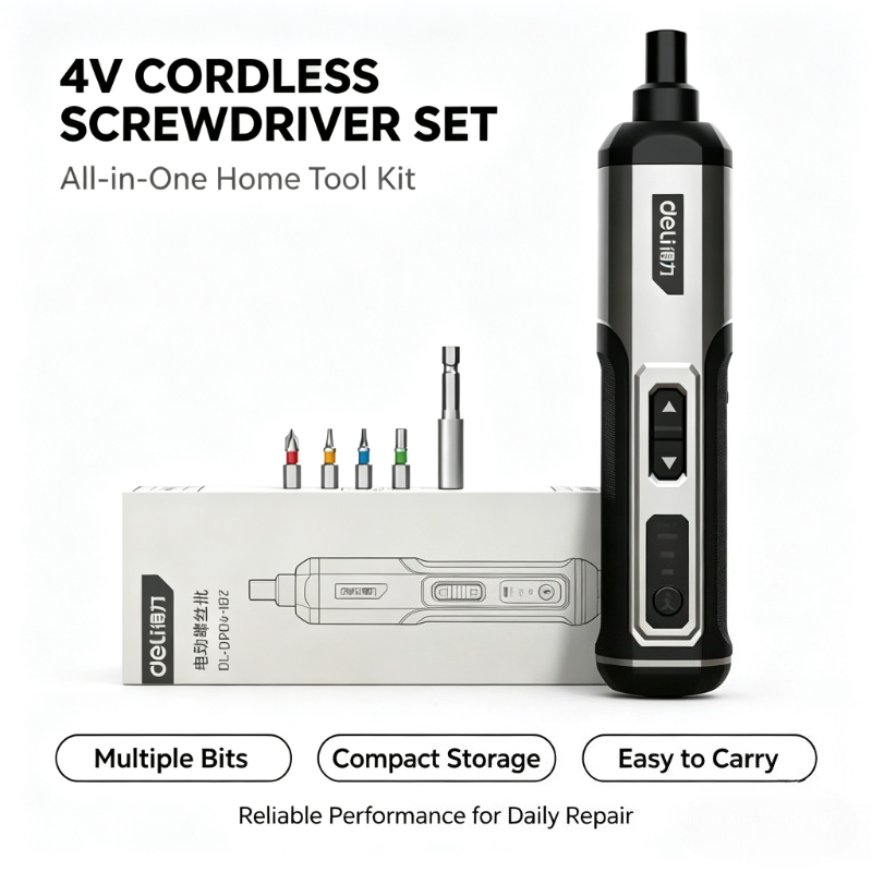 Deli 4V 3 Hızlı Kablosuz Elekt - Electric Screwdriver Rechargeable Usb incelemesi ve fiyatı