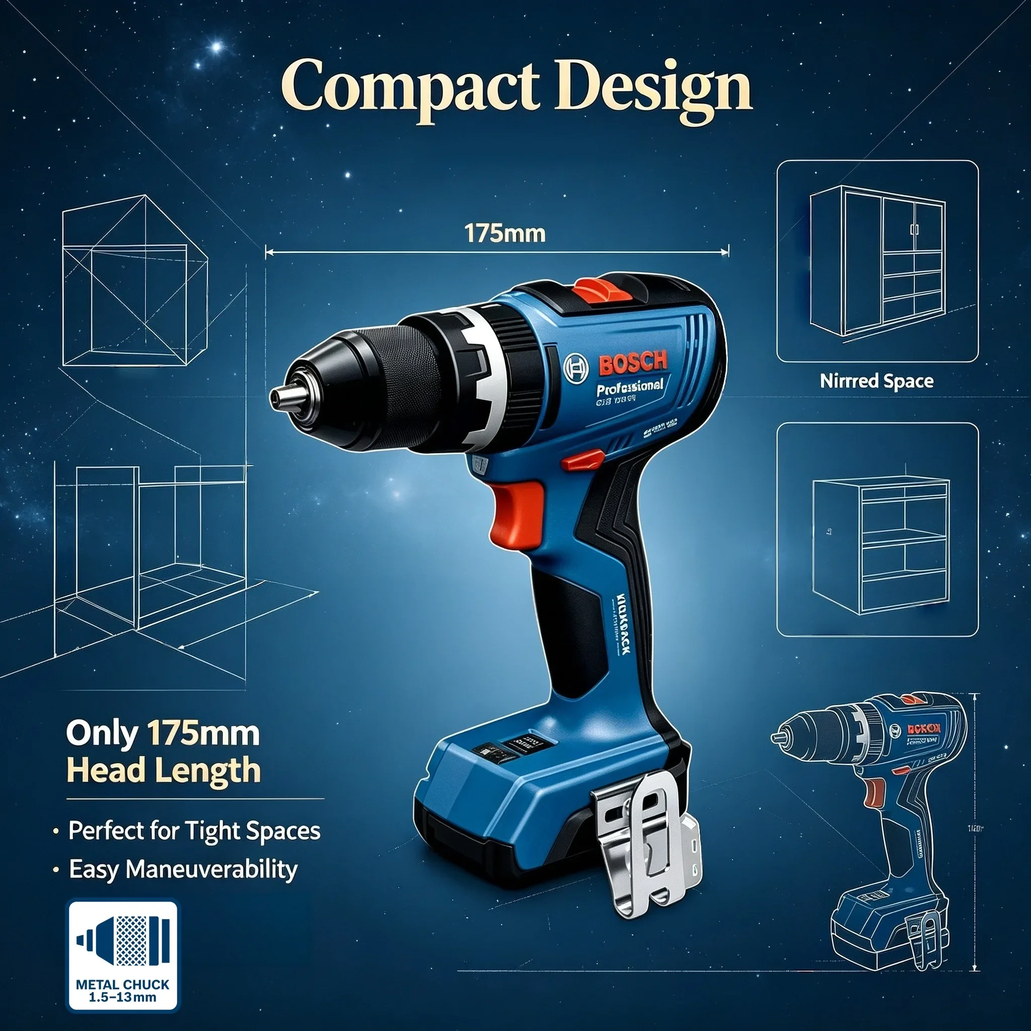 BOSCH GSB 18V-65 Fırçasız Akül - Brushless Cordless Electric Drill 18V incelemesi ve fiyatı
