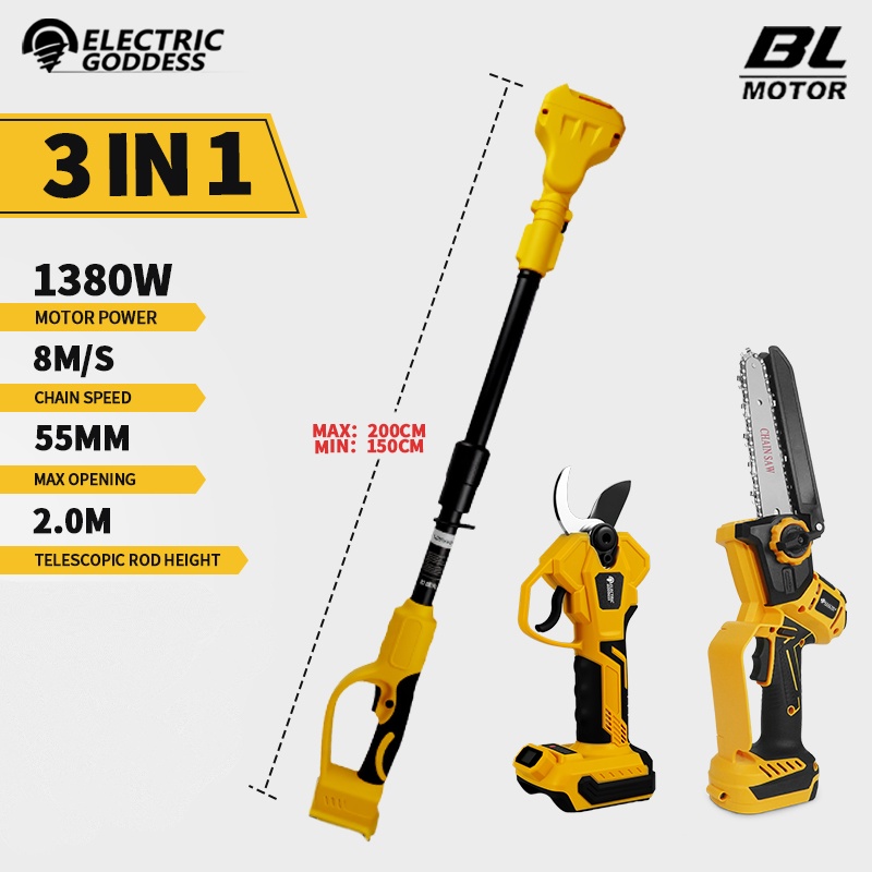 Fırçasız 6 İnç Elektrikli Test - Mini Electric Chainsaw 6 Inch incelemesi ve fiyatı