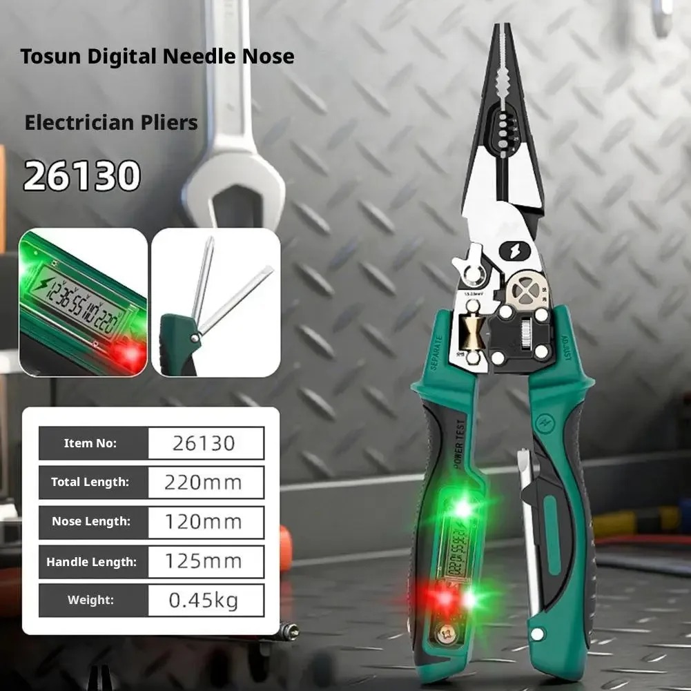 Dijital Voltaj Test Cihazlı El - Automatic Wire Stripper Cutter incelemesi ve fiyatı