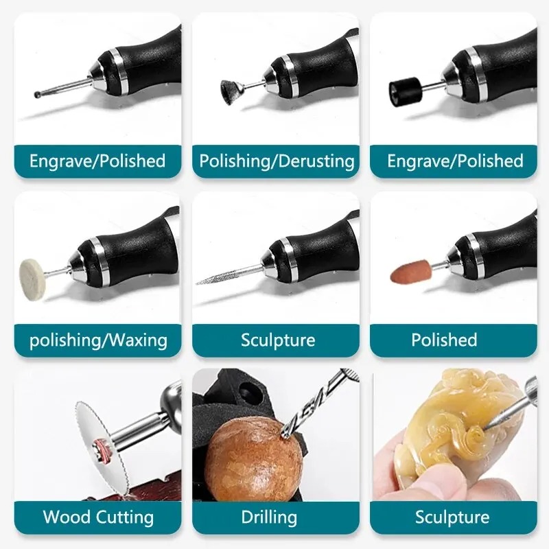 Elektrikli Gravür Kalem USB Ak - Cordless Rotary Tool Kit Accessories incelemesi ve fiyatı