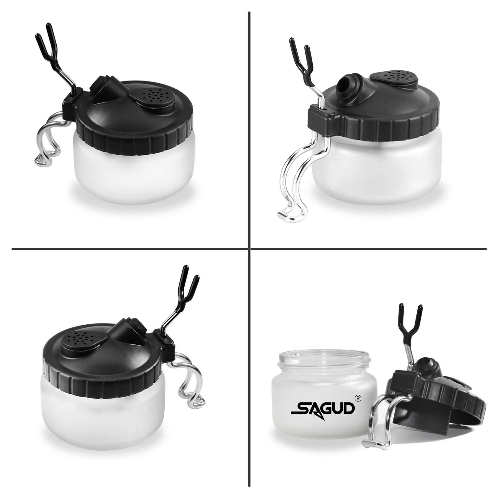SAGUD 19 Parça Airbrush Temizl - Airbrush Kit With Mini Compressor incelemesi ve fiyatı